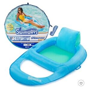 Swimways Springfloat Recliner Swim Lounger For Pool Or Lake ADULT SUMMER WATER
